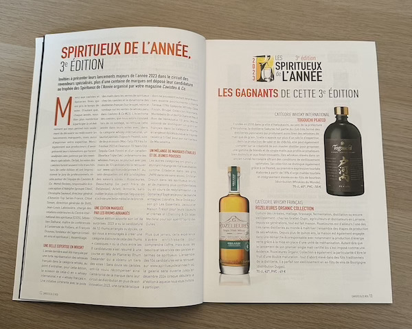 Dossier sur les Spiritueux de l'Année dans Cavistes & Co