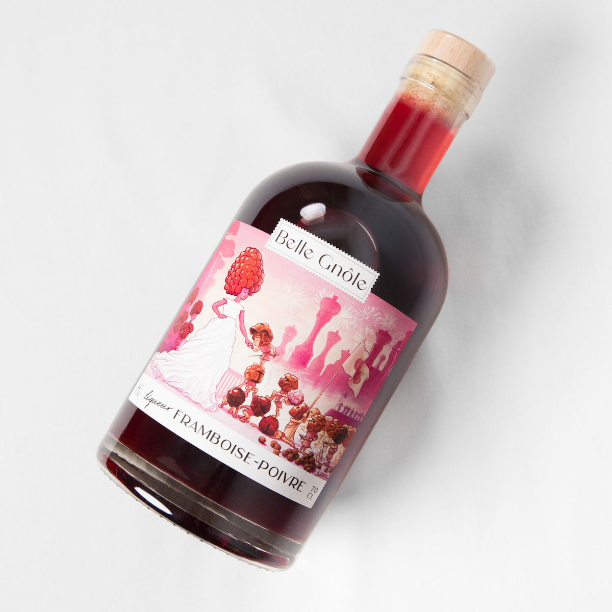 Belle Gnôle Framboise Poivre - Trophée Adelphe packaging écoresponsable